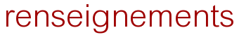 renseignements
